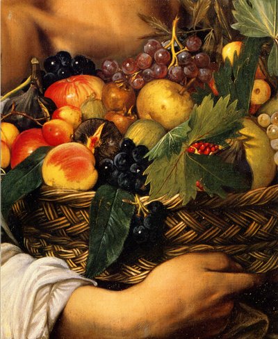 Garçon avec un panier de fruits - Michelangelo Merisi Caravaggio